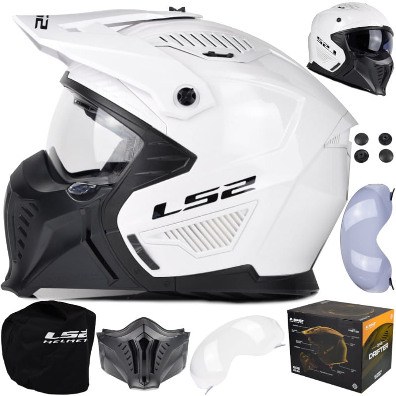 Kask LS2 OF606 Drifter Solid White