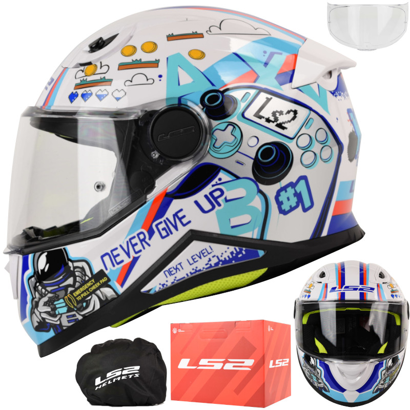 Kask LS2 FF812 Kid Next Level White