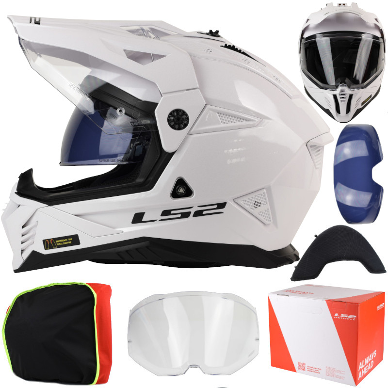 Kask LS2 MX702 Pioneer II White