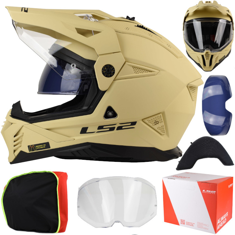 Kask LS2 MX702 Pioneer II Solid Matt Desert