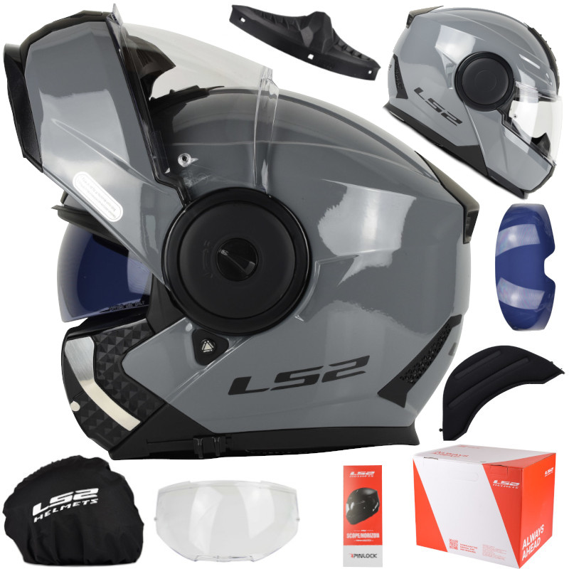 Kask LS2 FF902 Scope II Nardo Grey + Pinlock