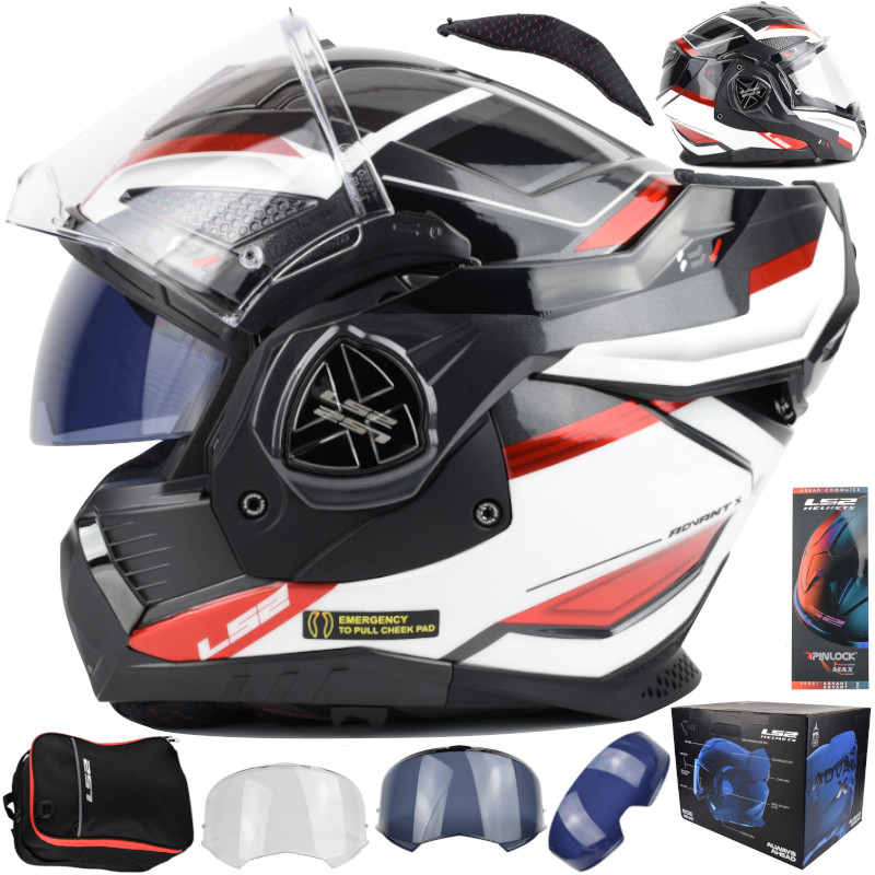 Kask LS2 FF901 Advant X Spectrum Bl-Wh-Red
